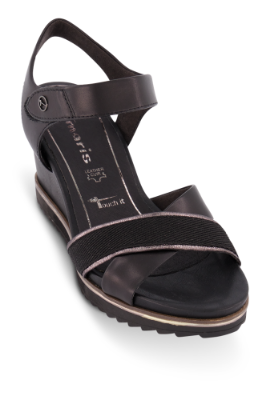Tamaris damesandal sort 1-1-28350-24