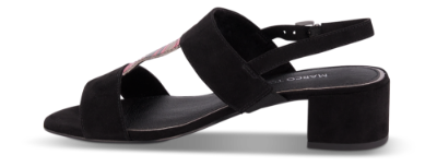 Marco Tozzi damesandal sort 2-2-28202-24