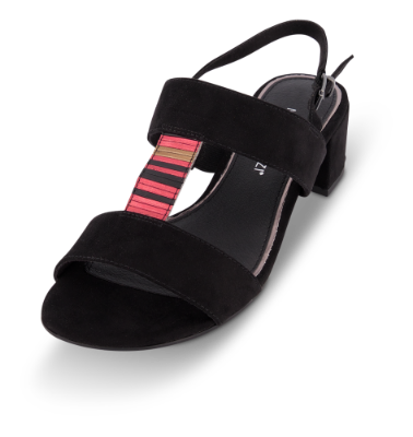 Marco Tozzi damesandal sort 2-2-28202-24