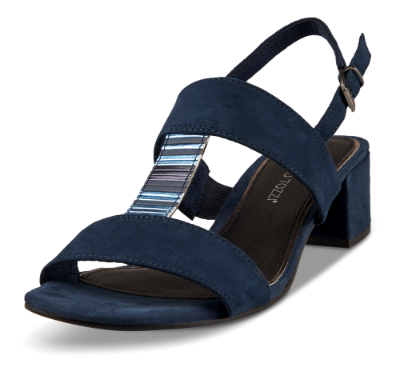 Marco Tozzi damesandal navy 2-2-28202-24