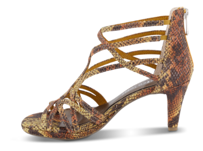 Marco Tozzi damesandal brun multi 2-2-28362-24
