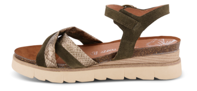 Marco Tozzi damesandal kaki 2-2-28505-24
