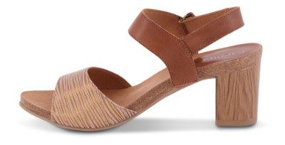 Caprice damesandal konjakk 9-9-28318-24