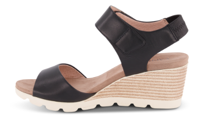 Caprice damesandal sort 9-9-28706-24