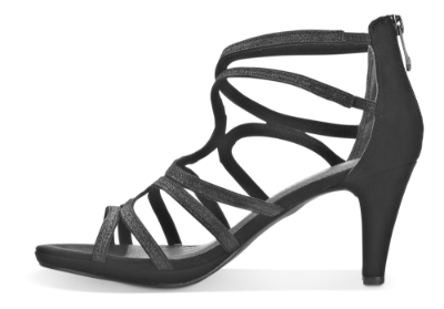 Marco Tozzi damesandal sort 2-2-28373-22