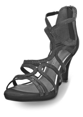 Marco Tozzi damesandal sort 2-2-28373-22