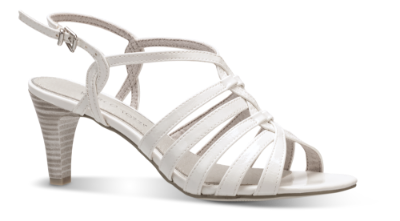 Marco Tozzi damesandal hvit 2-2-28321-22