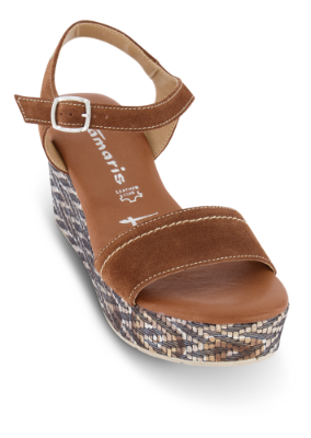 Tamaris damesandal brun 1-1-28013-24