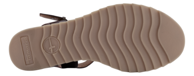 Tamaris damesandal brun 1-1-28015-24