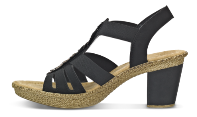 Rieker damesandal sort 66526-00
