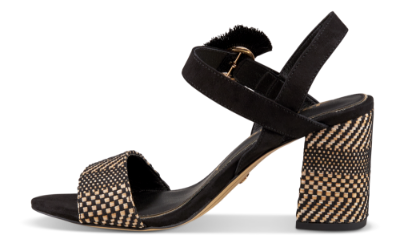 Tamaris damesandal sort 1-1-28326-24