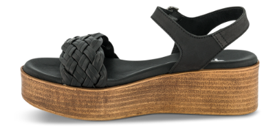 Tamaris Damesandal med hæl Sort 1-1-28262-26