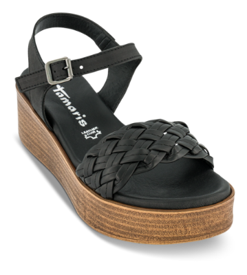 Tamaris Damesandal med hæl Sort 1-1-28262-26