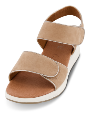 Caprice Damesandal med hæl Brun 9-9-28307-26