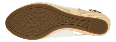 Tommy Hilfiger Damesandal med hæl Hvit FW0FW04788YBI