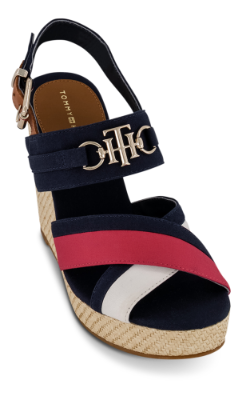 Tommy Hilfiger Damesandal med hæl Blå FW0FW056150GY