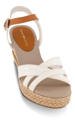 Tommy Hilfiger Damesandal med hæl Beige FW0FW05627YBL