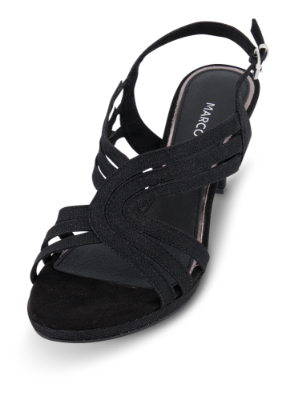 Marco Tozzi damesandal sort 2-2-28329-34