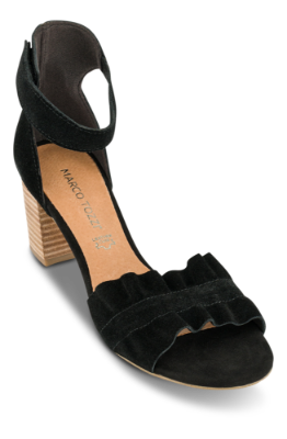 Marco Tozzi Damesandal med hæl Sort 2-2-28398-26