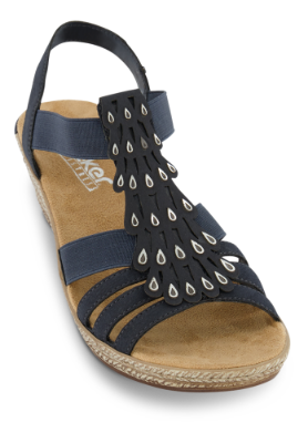 Rieker damesandal blå 62436-14