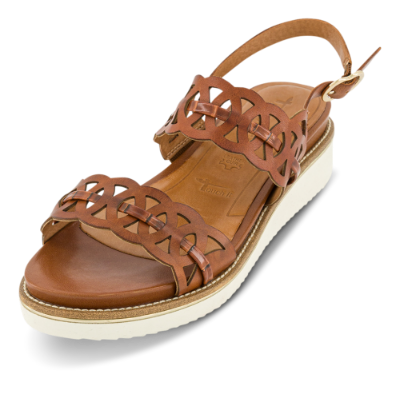 Tamaris Damesandal med hæl Brun 1-1-28223-26