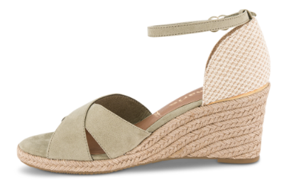 Tamaris Damesandal med hæl Grøn 1-1-28026-36