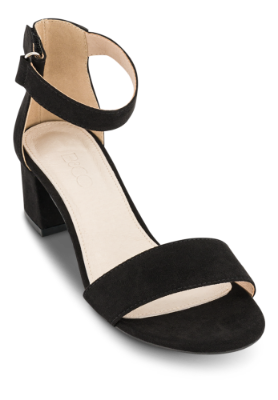 B&CO Damesandal med hæl Sort 4212101010