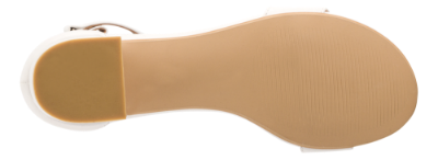 B&CO Damesandal med hæl Hvid 4212101090