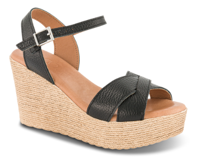 B&CO Damesandal med hæl Sort 4212101910