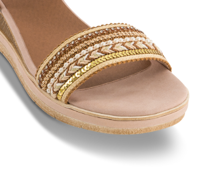 B&CO Damesandal med hæl Rosa 4212102565