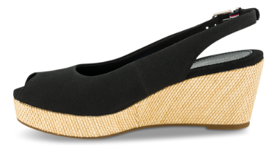 Tommy Hilfiger Damesandal med hæl Sort FW0FW04788BDS