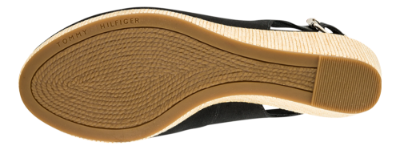 Tommy Hilfiger Damesandal med hæl Sort FW0FW04788BDS