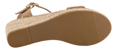 B&CO Damesandal med hæl Brun 4213102433