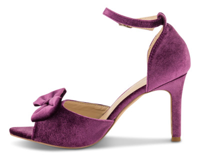 B&CO Damesandal med hæl Lilla 4213103272