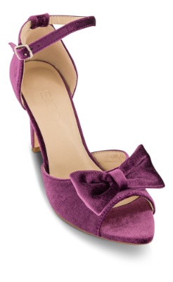 B&CO Damesandal med hæl Lilla 4213103272