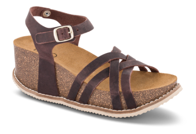 B&CO Damesandal med hæl Brun 4214102130