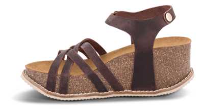 B&CO Damesandal med hæl Brun 4214102130