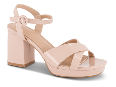 B&CO Damesandal med hæl Beige 4214102480