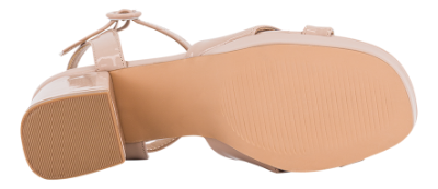 B&CO Damesandal med hæl Beige 4214102480