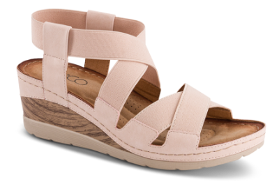 B&CO Damesandal med hæl Rosa 4214104264