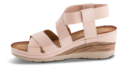 B&CO Damesandal med hæl Rosa 4214104264