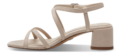 Tamaris Damesandal med hæl Beige 1-28204-42