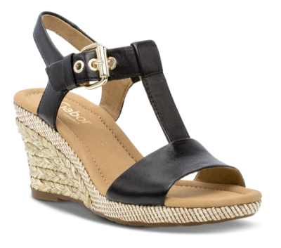 Gabor Espadrilles Sort 42024