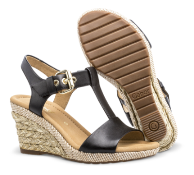 Gabor Espadrilles Sort 42024