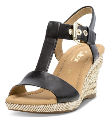 Gabor Espadrilles Sort 42024