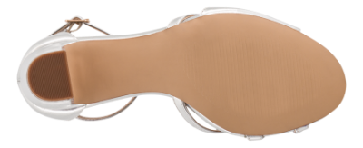 Norrliv Damesandal med hæl Sølv 4215100702