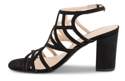 NOË Collection Damesandal med hæl Sort 4215100810