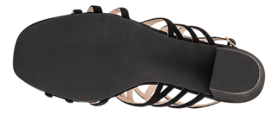 NOË Collection Damesandal med hæl Sort 4215100810