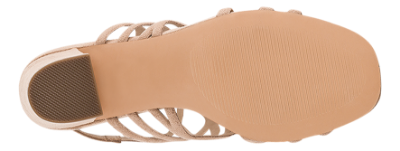 NOË Collection Damesandal med hæl Beige 4215100830