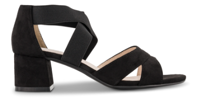 Norrliv Damesandal med hæl Sort 4215101110